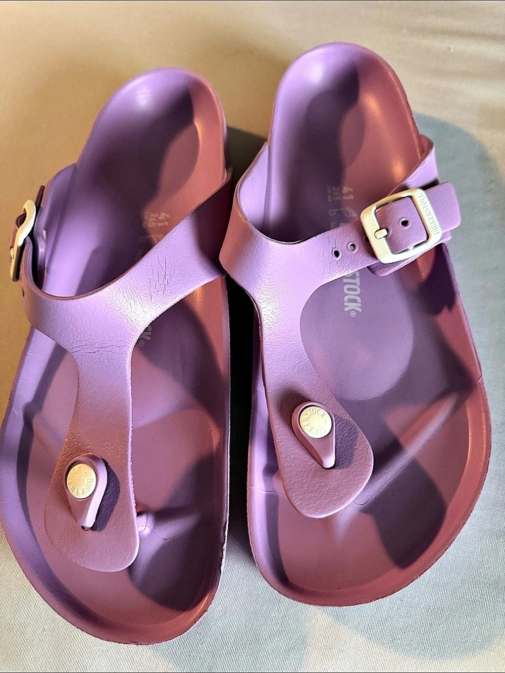 Birkenstock Arizona Sandals in Purple US 10w-8m New